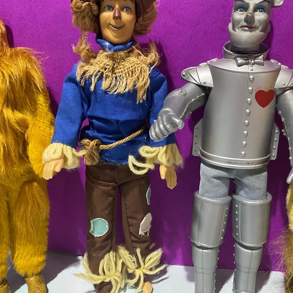 WIZARD OF OZ VINTAGE 1980s & 1990s COLLECTABLE POSABLE DOLL BUNDLE  OF 4  11.5” - Picture 2 of 16